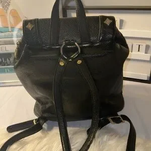 MCM | Bags | Vintage Mcm Grained Leather Backpack Preowned 